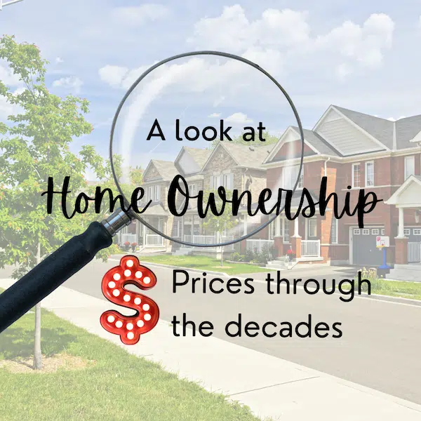A Look at Homeownership Prices Over the Decades